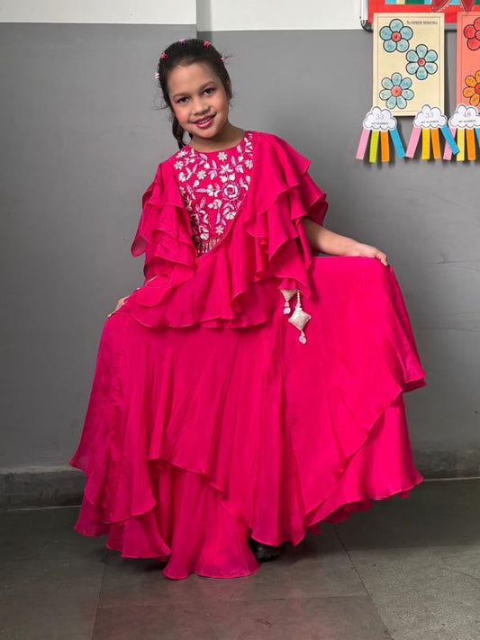 Little Rani Ruffle Lehenga Set
