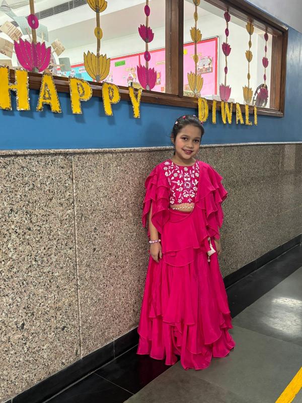 Little Rani Ruffle Lehenga Set