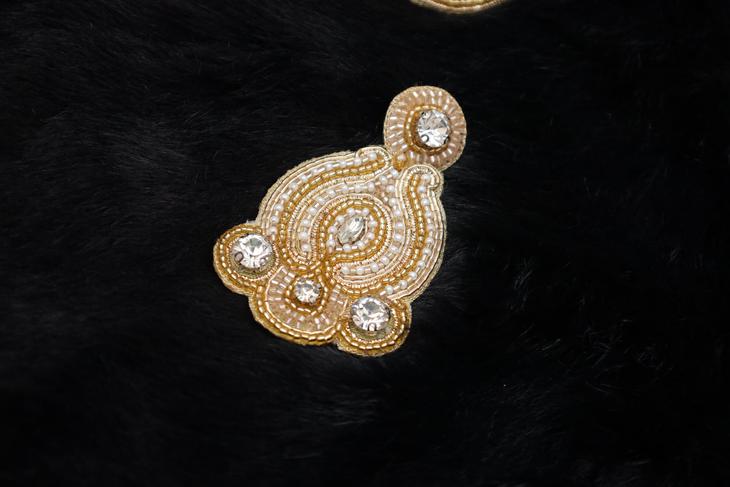 Noir Bloom Handcrafted Statement Choker Set