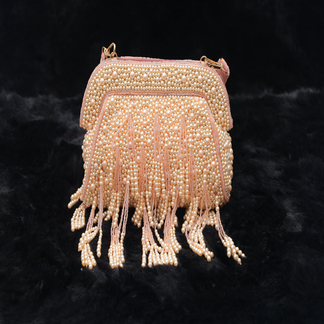 Pearl whisper Cascade Handbag