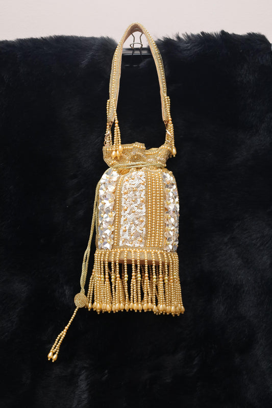 Golden Royale Potli Bag