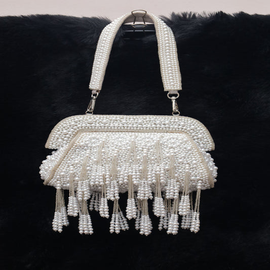 Pearl whisper Cascade Handbag