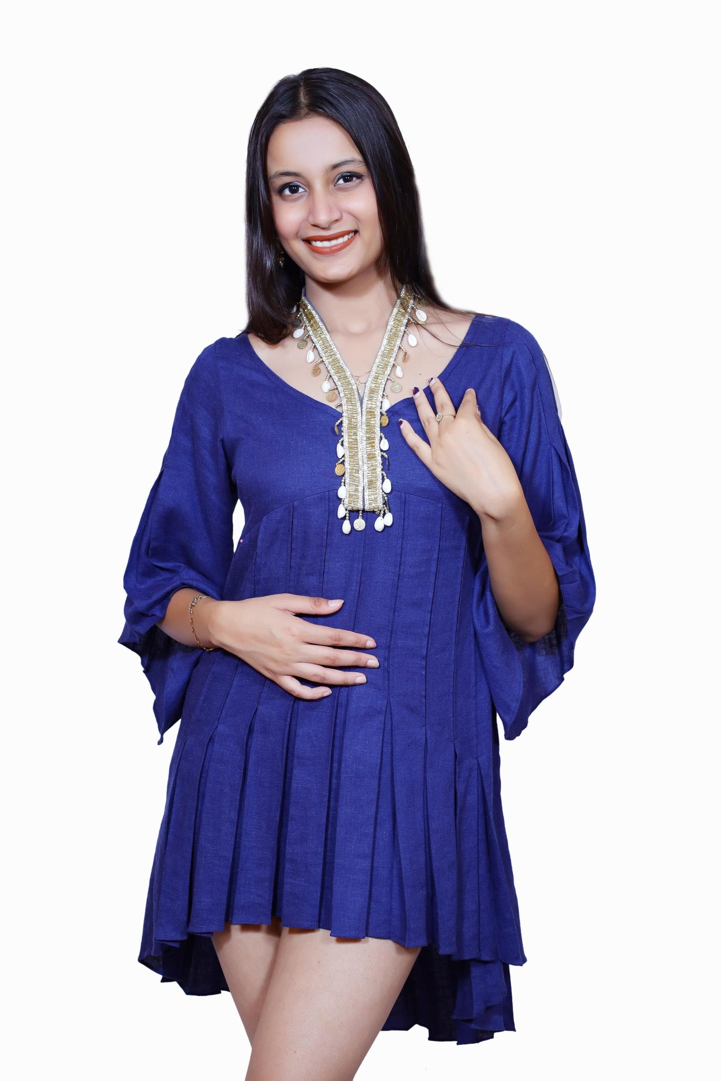 Boho Chic Linen Short Dresses