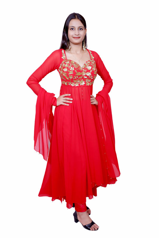 Gul-e-Laal Festive Suit
