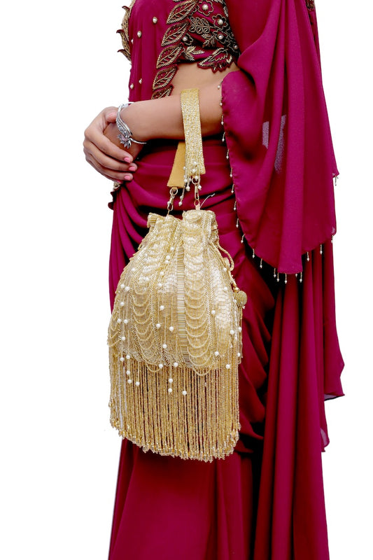 Majestic Wine Drape Lehenga