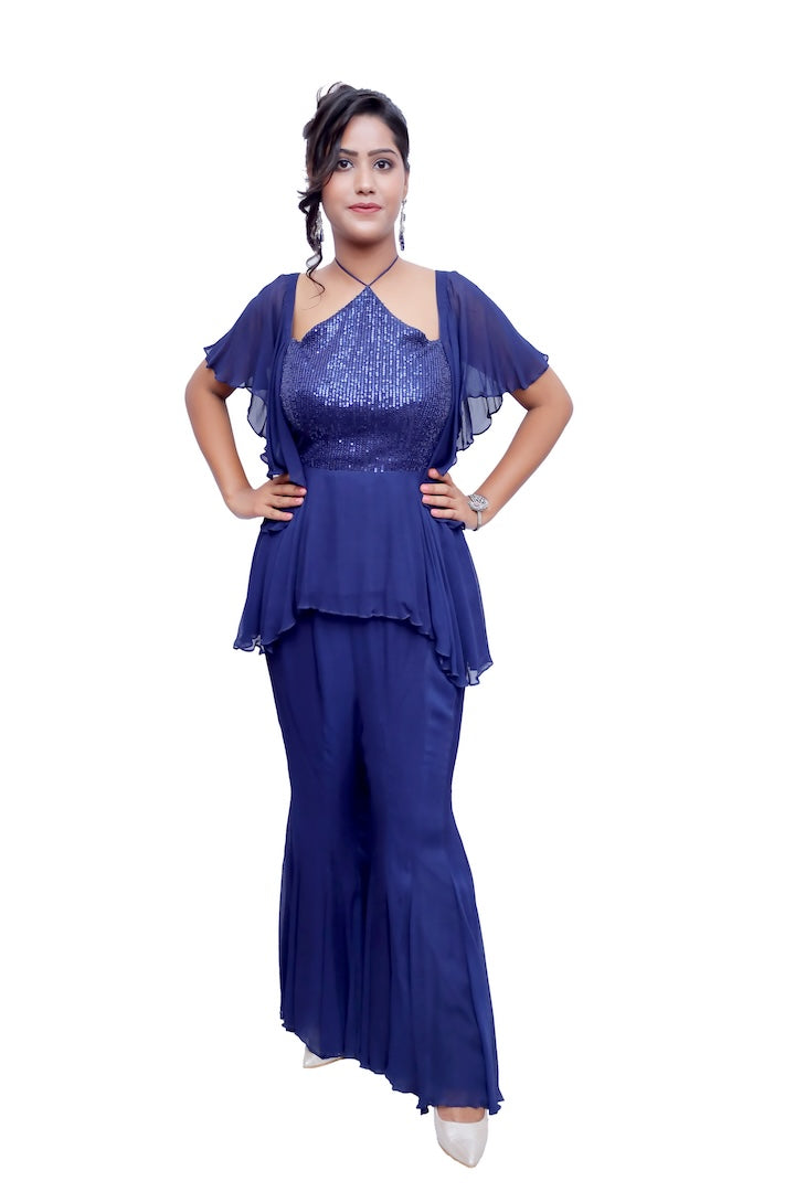 Midnight Grace Kali Palazzo Set