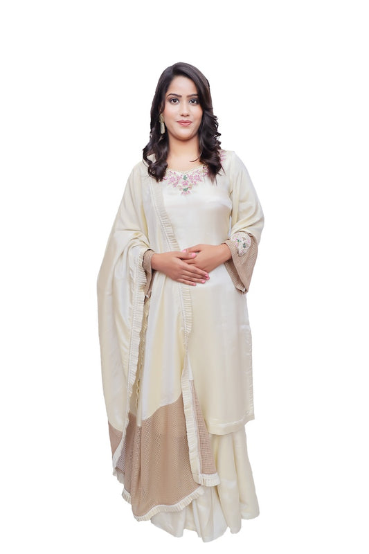 Noor-E-Zari Tissue Suit Set