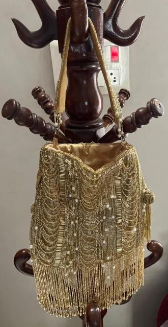 Golden Cascade Potli