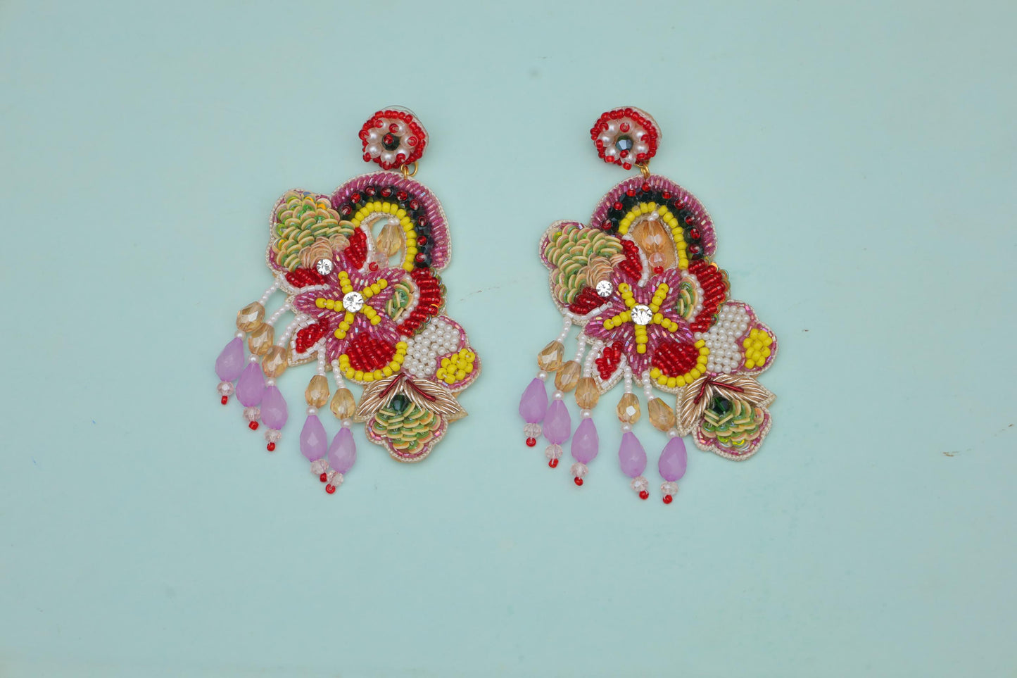 Bloom Carnival Handcrafted Statement Earrings