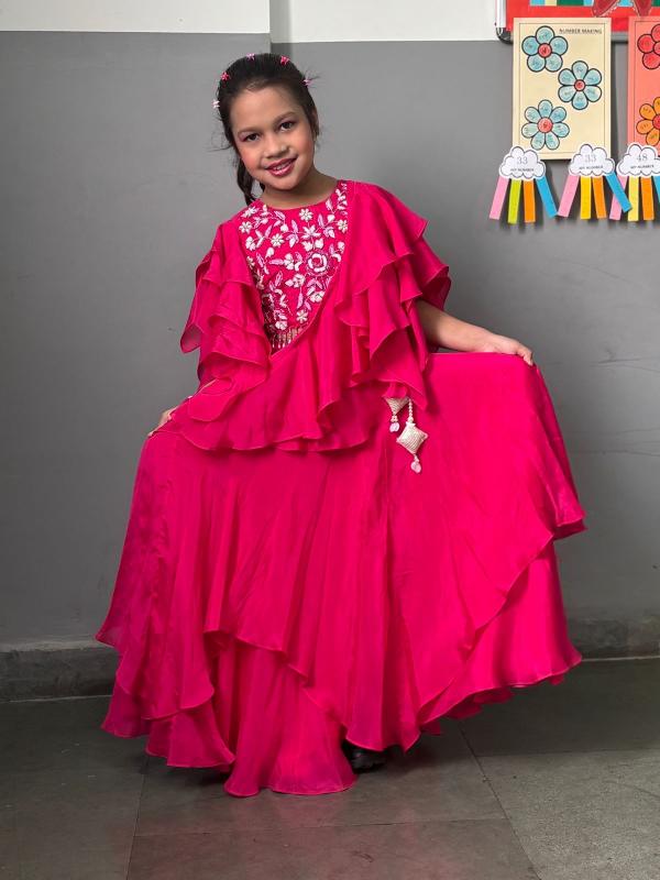 Little Rani Ruffle Lehenga Set