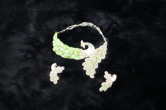 Mayura Grace Peacock Choker Set