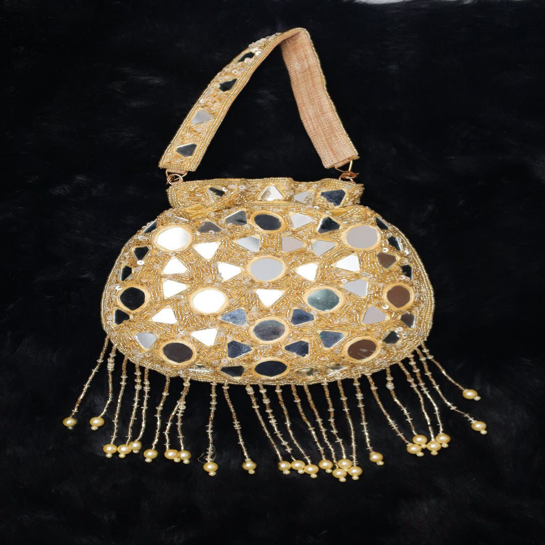 The Golden Mirror Potli
