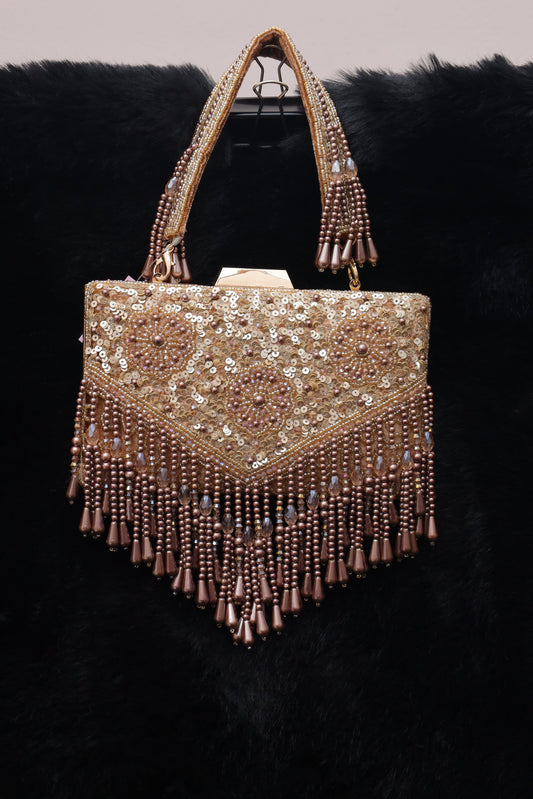 Bronzed Elegance Handbag