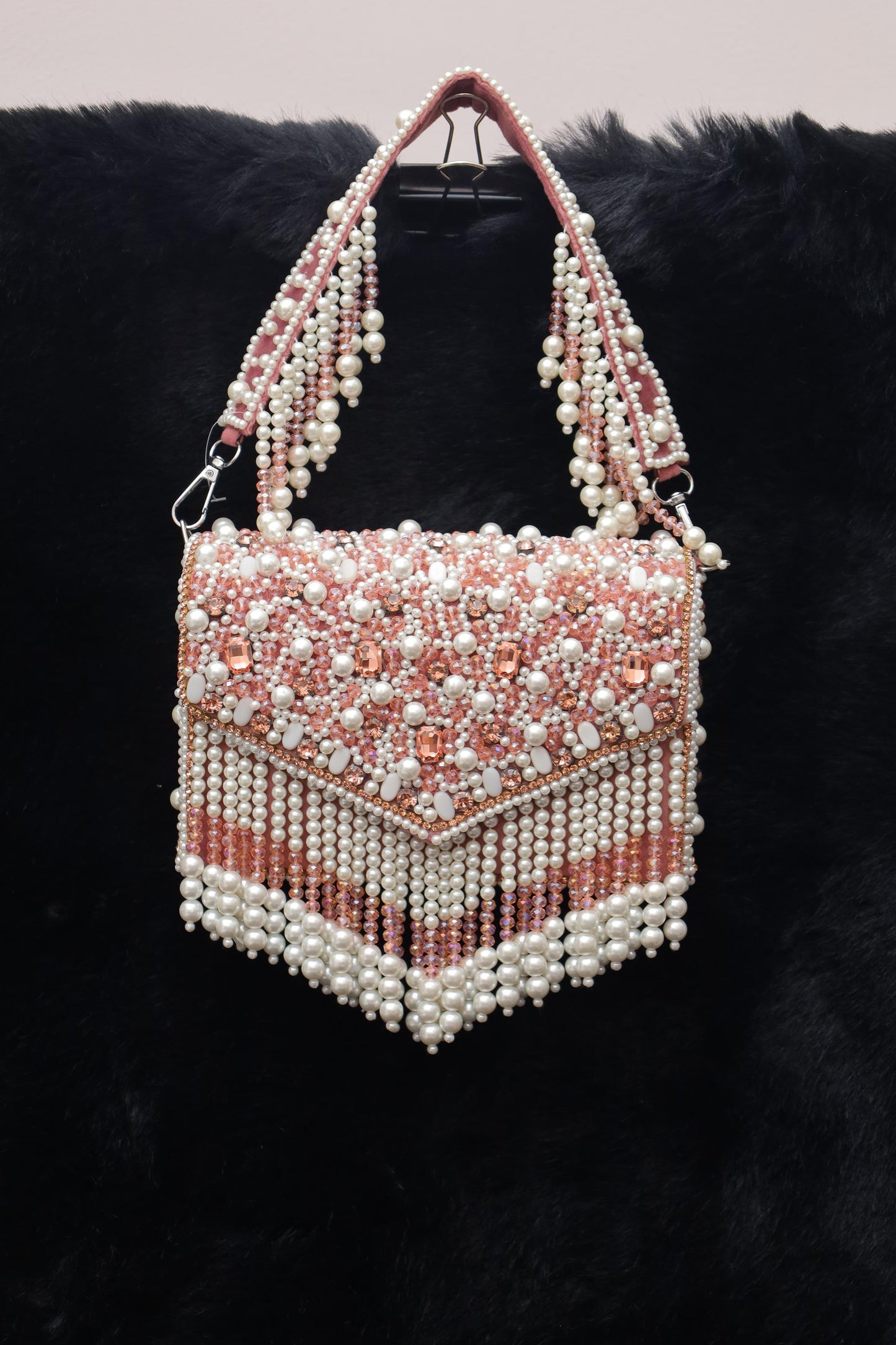 Pearl & Crystal Statement Handbag