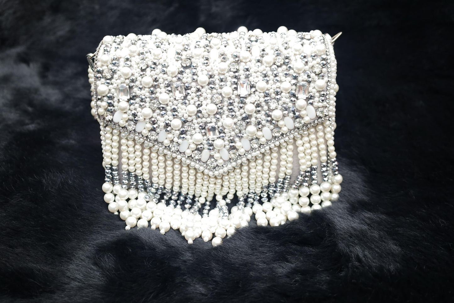 Pearl & Crystal Statement Handbag