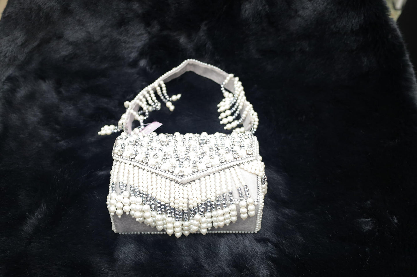 Pearl & Crystal Statement Handbag