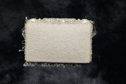 Crystal Glam Beaded Handbag