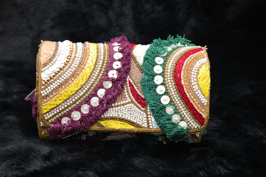 Boho Radiance Embellished Handbag