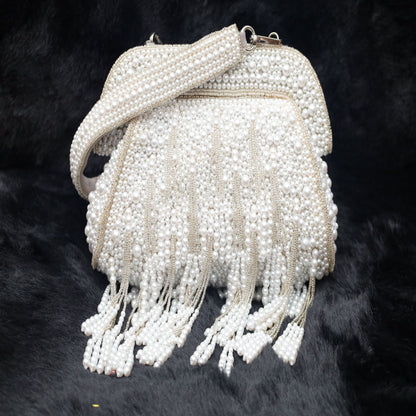 Pearl whisper Cascade Handbag