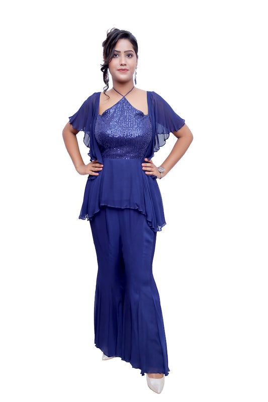 Midnight Grace Kali Palazzo Set