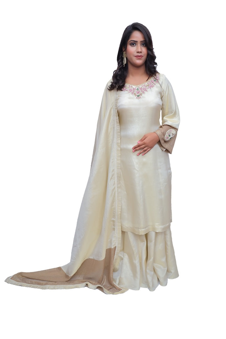 Noor-E-Zari Tissue Suit Set