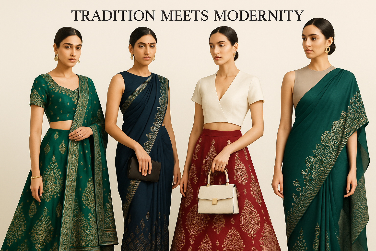Tradition Meets Modernity with light background